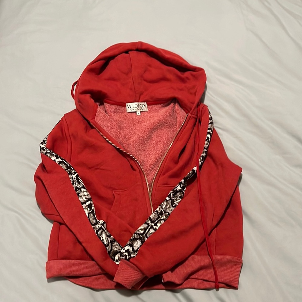 Wildfox zip up hoodie